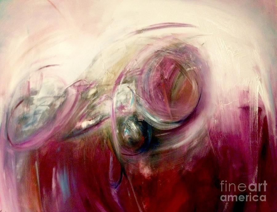 Abstract Painting - La femme by Andrea Ehret