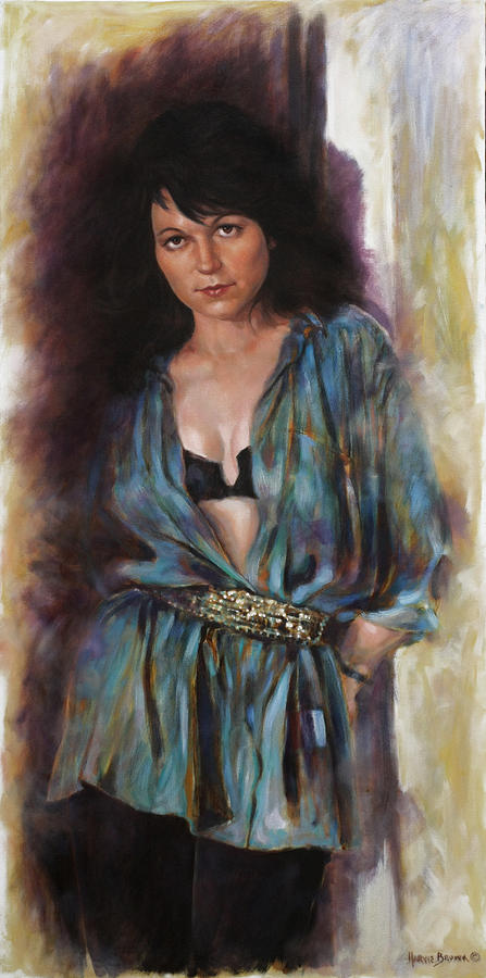 La Femme Painting by Harvie Brown