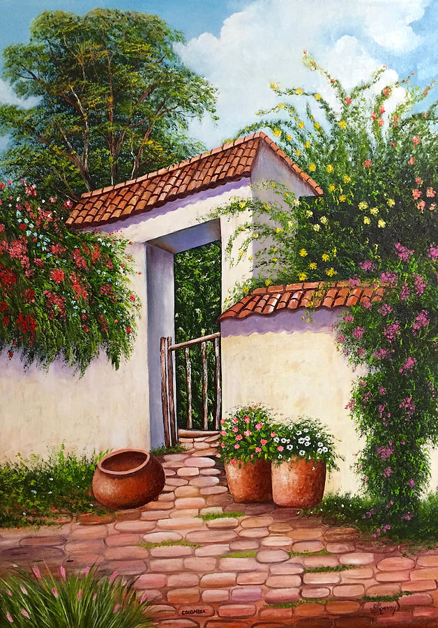 La Finca Painting by Stella Romero - Fine Art America