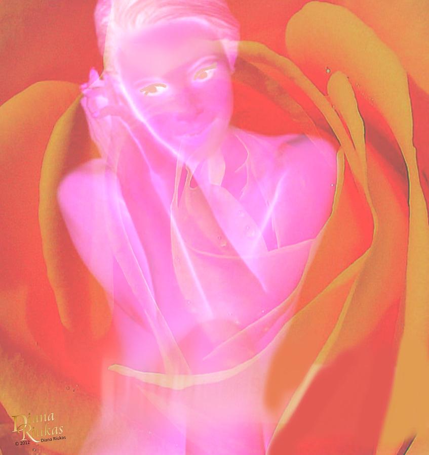 Flower Digital Art - La Fleur a la Femme by Serenity Studio Art