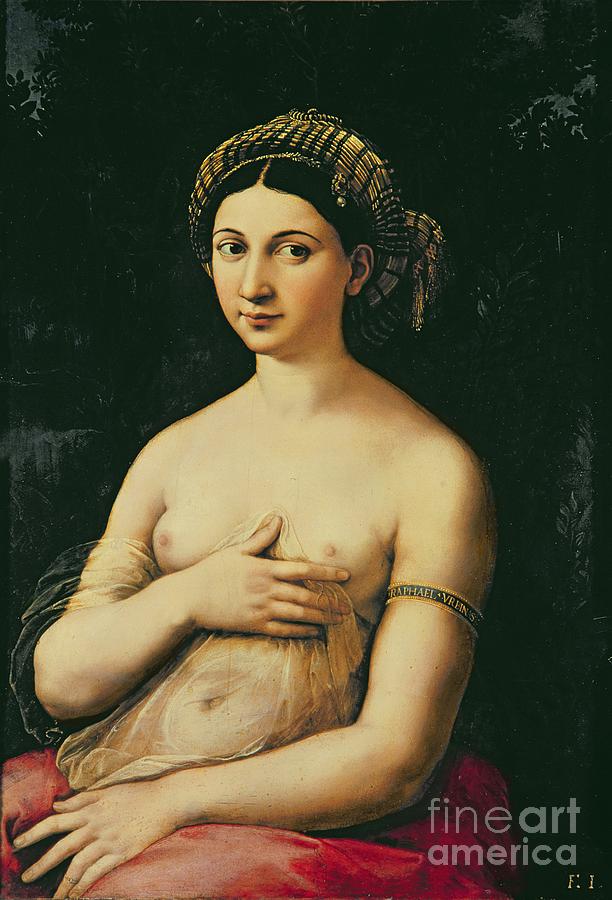 Raphael Painting - La Fornarina by Raphael