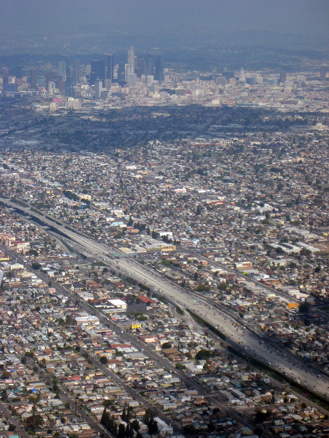 LA from the Air Photograph by Sean Owens - Pixels