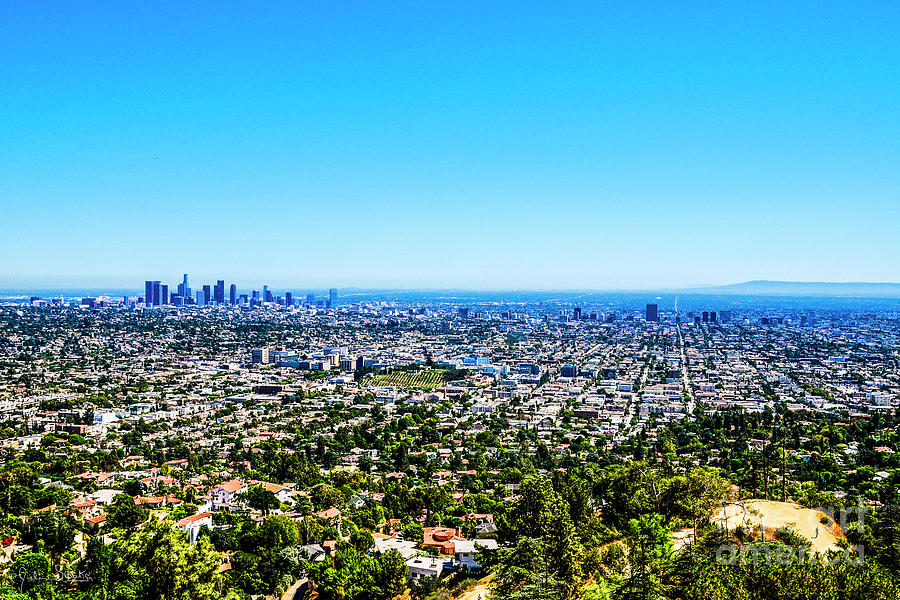 La From The Griffith Observatory Photograph