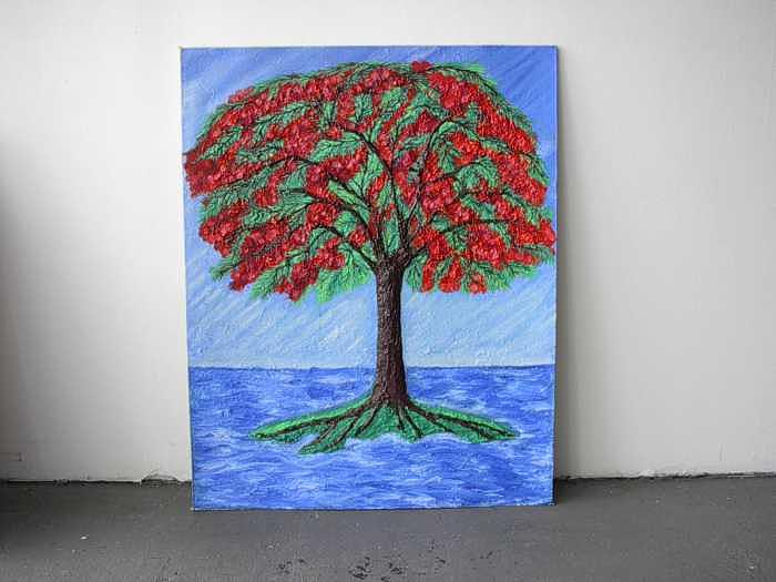 La Isla Mixed Media by Carmelo Prado La Isla Mixed Media by Carmelo Prado