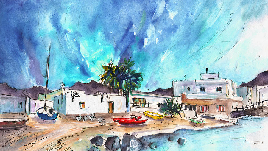 La Isleta Del Moro 07 Painting by Miki De Goodaboom