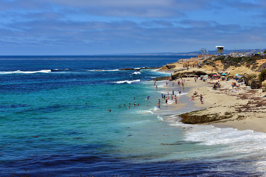 San Diego Photograph - La Jolla Beach by Mark Whitt