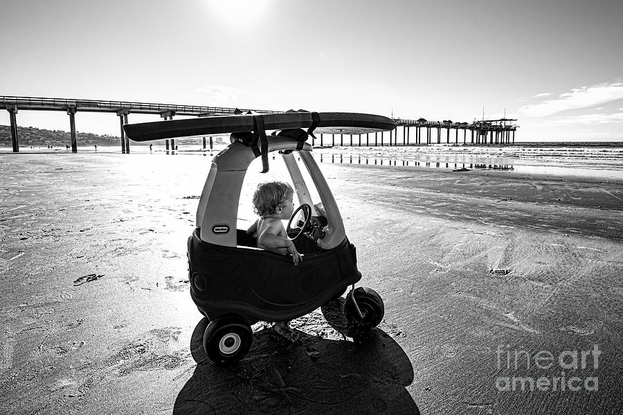 La Jolla Beach Ride Photograph by Baywest Imaging