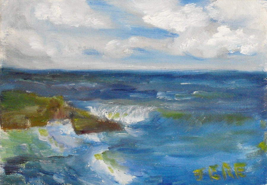 Landscape Painting - La Jolla Cove 037 by Jeremy McKay