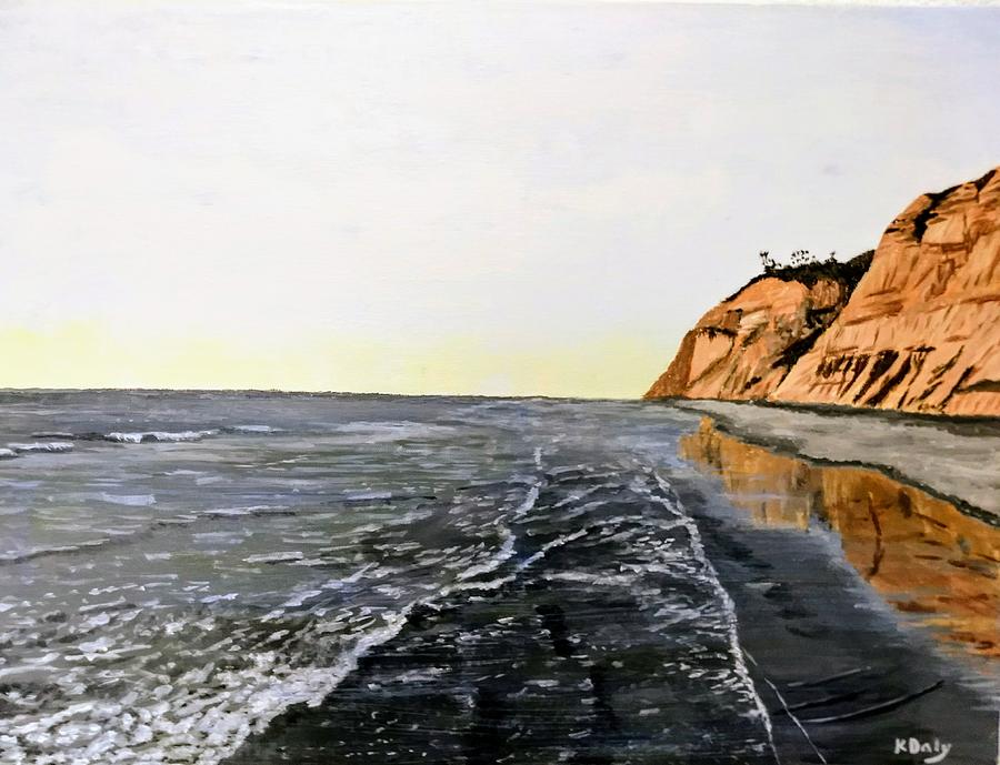 La Jolla Shoreline Painting by Kevin Daly