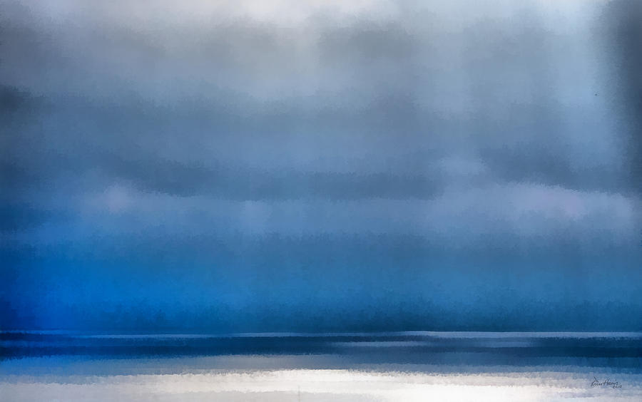 La Jolla Sunrays On The Ocean Painting by Russ Harris