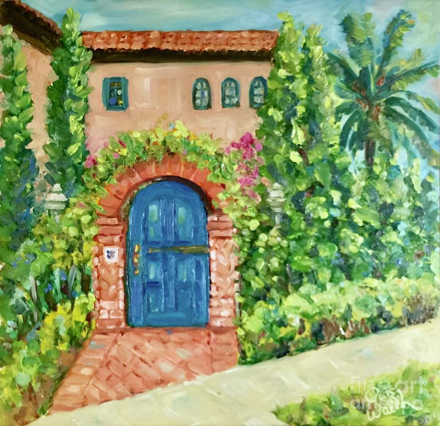 La Jolla Villa Painting by Patsy Walton