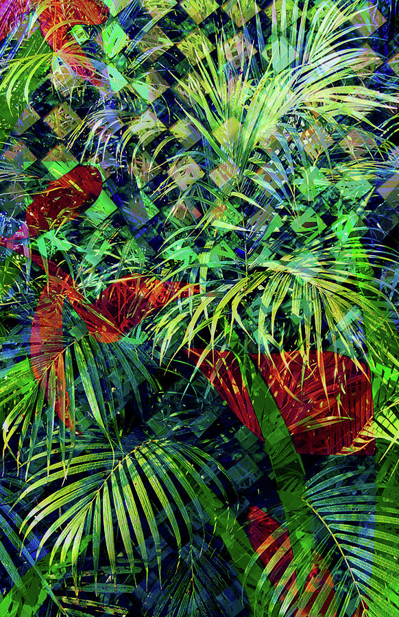 Jungle Digital Art - La Jungla #1 by Joam Bigelow
