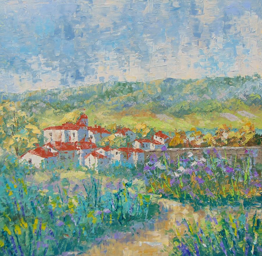 La Laviniere Provence Painting by Frederic Payet