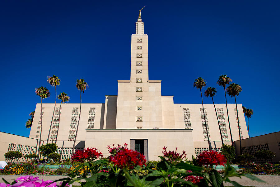 La Lds Temple 2 Photograph By Alan Nix - Fine Art America