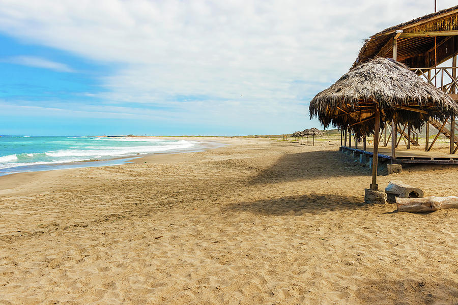 La Loberia Beach View In Salinas, Ecuador Photograph by Marek Poplawski