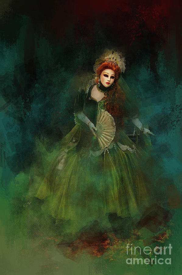 La Madonna della Verde Digital Art by Jack Torcello
