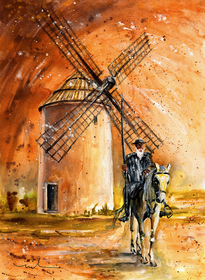 Horse Painting - La Mancha Authentic by Miki De Goodaboom