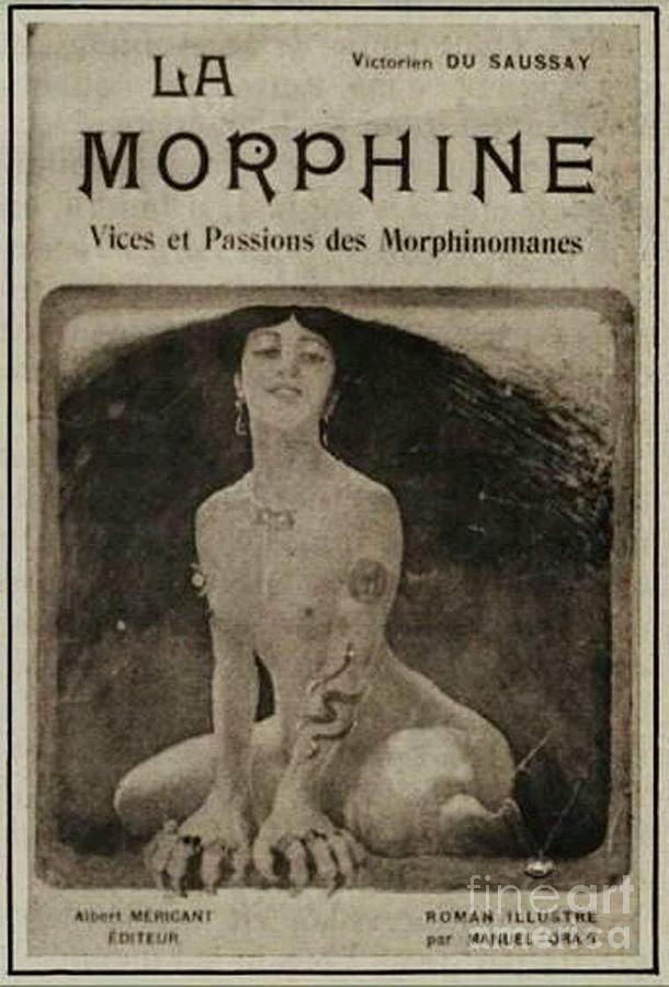 Advert Mixed Media - la Morphine Vintage Pharmaceutical Apothecary Poster Advert by OrganicBotanics Advert Mixed Media - la Morphine Vintage Pharmaceutical Apothecary Poster Advert by OrganicBotanics
