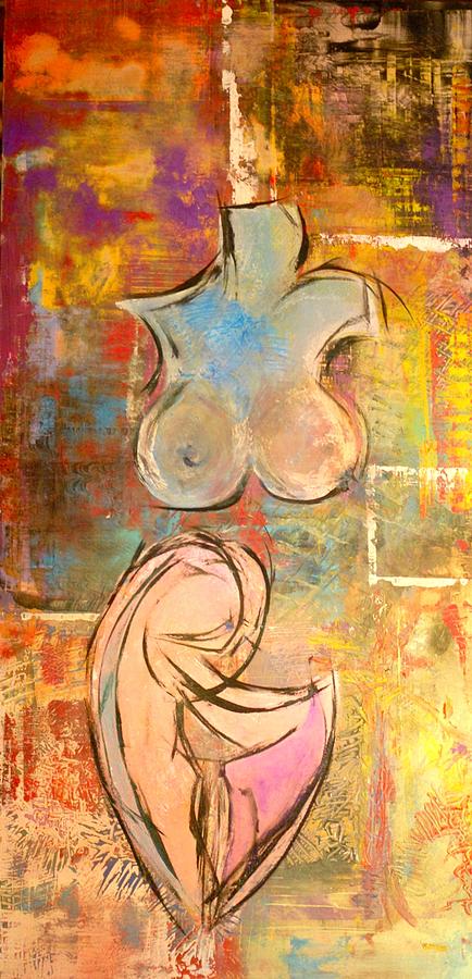 Abstract Painting - La Nina by Johnny Johnston