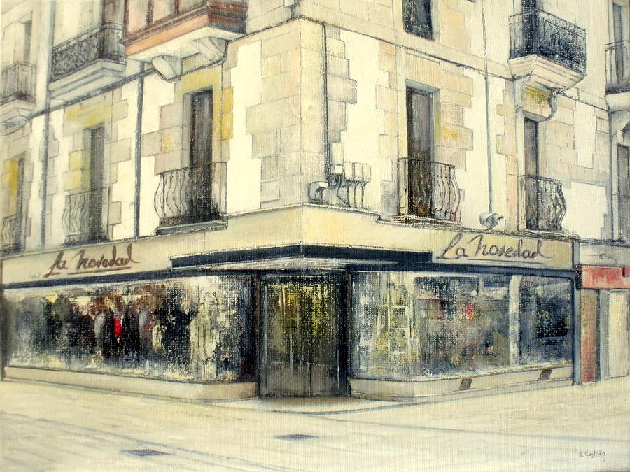 La Novedad-Santander Painting by Tomas Castano