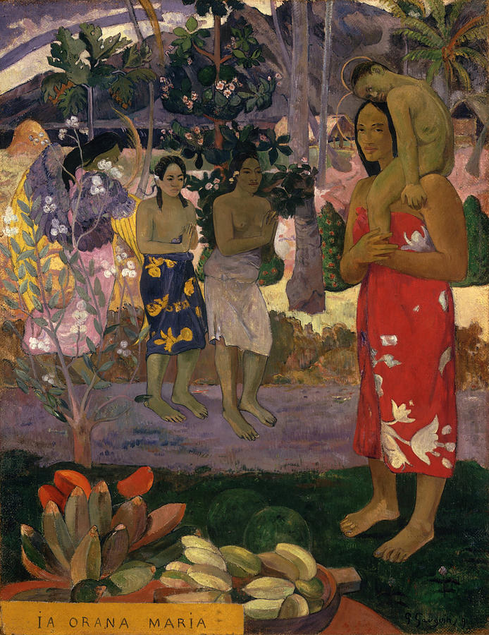 La Orana Maria Painting by Paul Gauguin