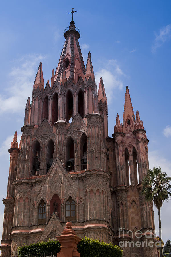 Architecture Photograph - La Parroquia de San Miguel Arcangel in San Miguel Mexico by Juli Scalzi