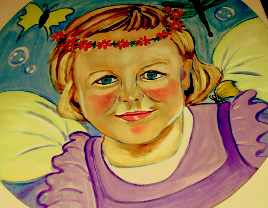 La Petite Fee   The Little Fairy Painting by Rusty Gladdish