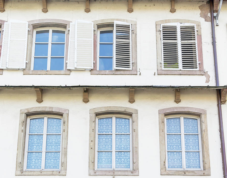 La Petite France Windows Photograph by Teresa Mucha