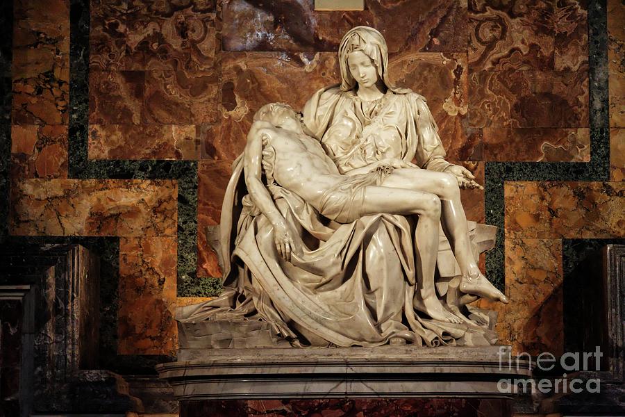 La Pieta Saint Peter Basilica Vatican Photograph By Alexandre Fagundes ...