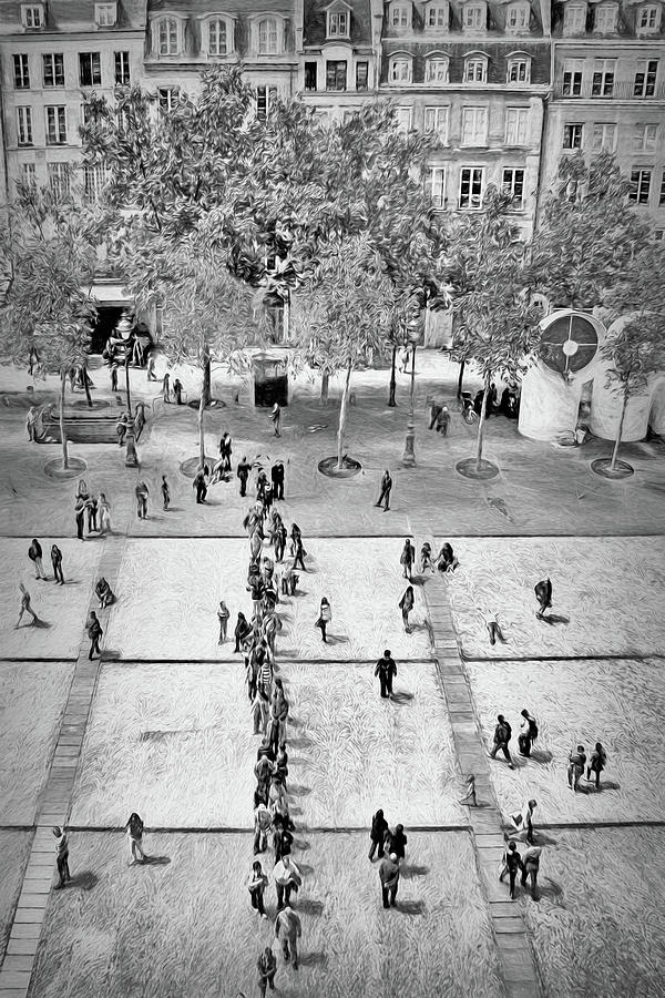 La Place Georges-Pompidou Photograph by Nikolyn McDonald