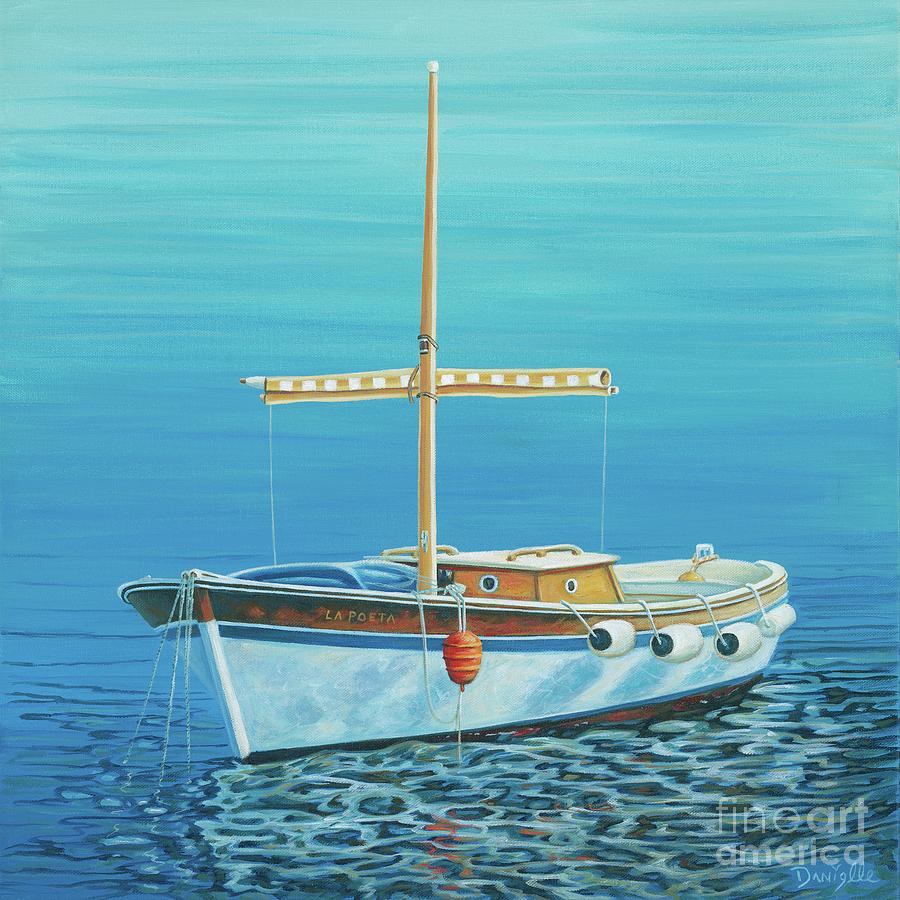 Boat Painting - La Poeta by Danielle Perry