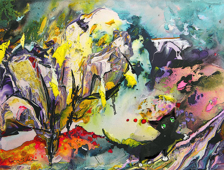 La Provence 19 Painting by Miki De Goodaboom
