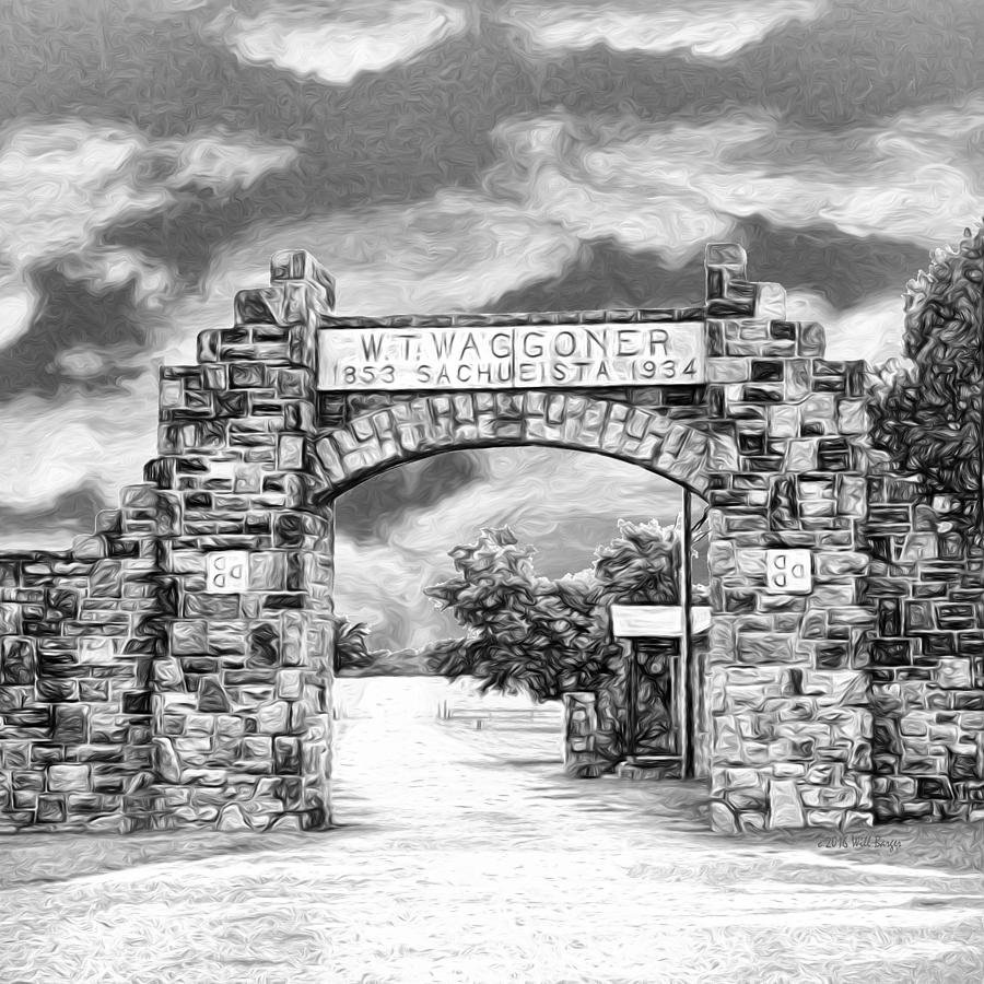 La Puerta Principal - Main Gate, Nbr 1D Painting by Will Barger