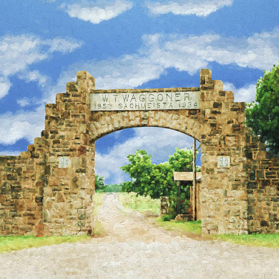La Puerta Principal - Main Gate, Nbr 1H Painting by Will Barger