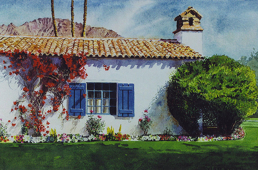 Architectural Painting - La Quinta Casita by Tyler Ryder