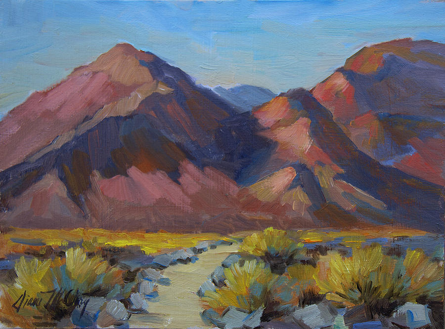 La Quinta Trails Painting by Diane McClary