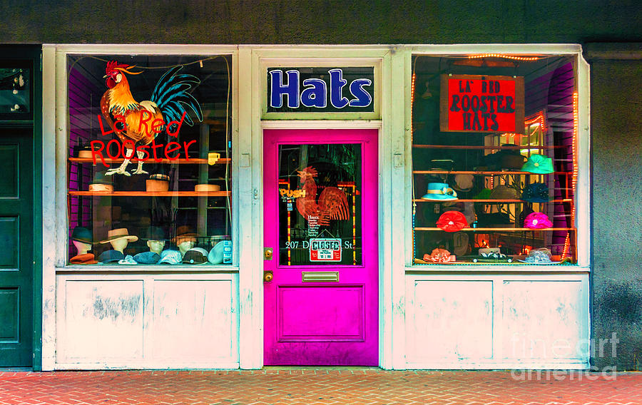 La Red Rooster Hats Photograph by Frances Ann Hattier