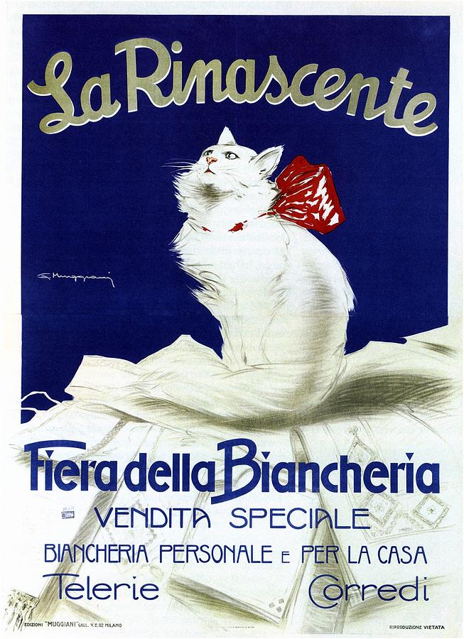 La Rinascente - Womenswear Department Store - Vintage Advertising Poster Mixed Media