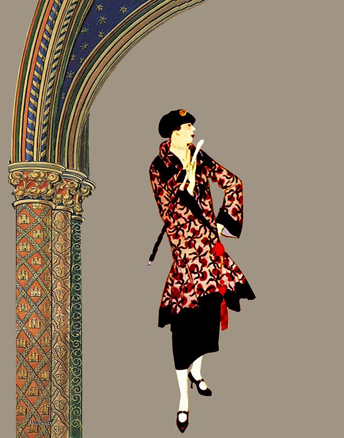 La robe  Digital Art by Asok Mukhopadhyay