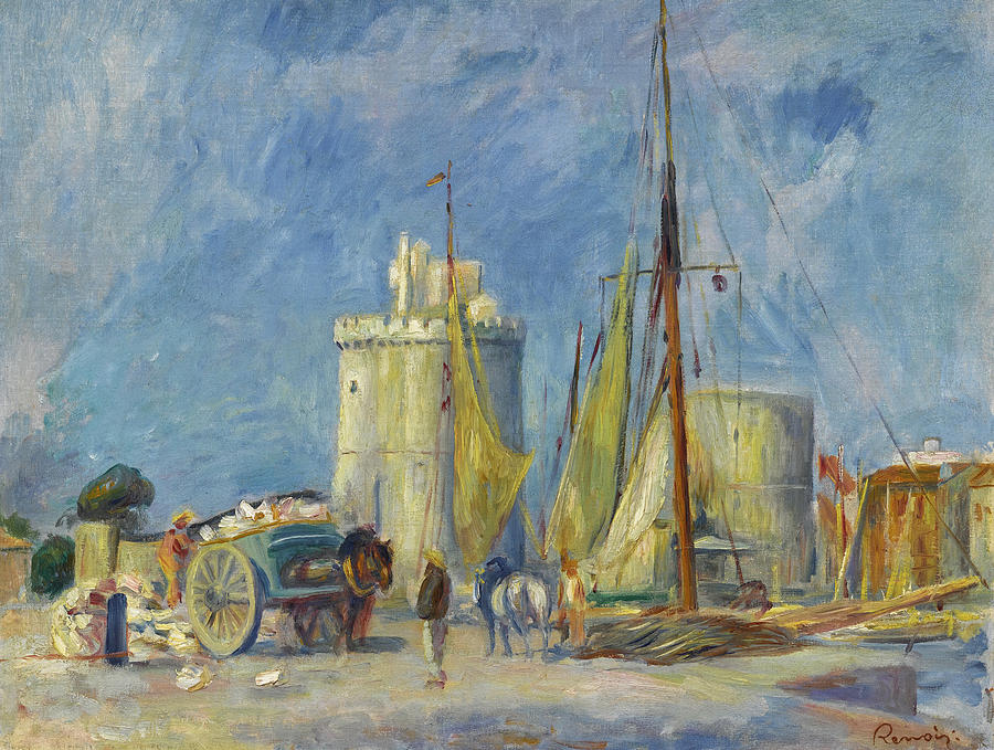 La Rochelle Painting by Pierre-Auguste Renoir
