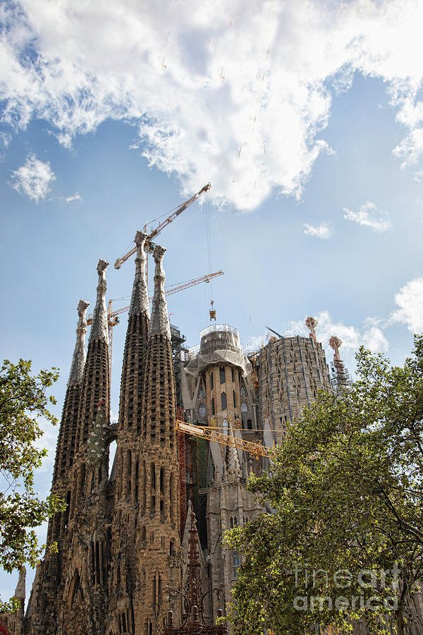 La Sagrada Familia Barcelona  Photograph by Chuck Kuhn