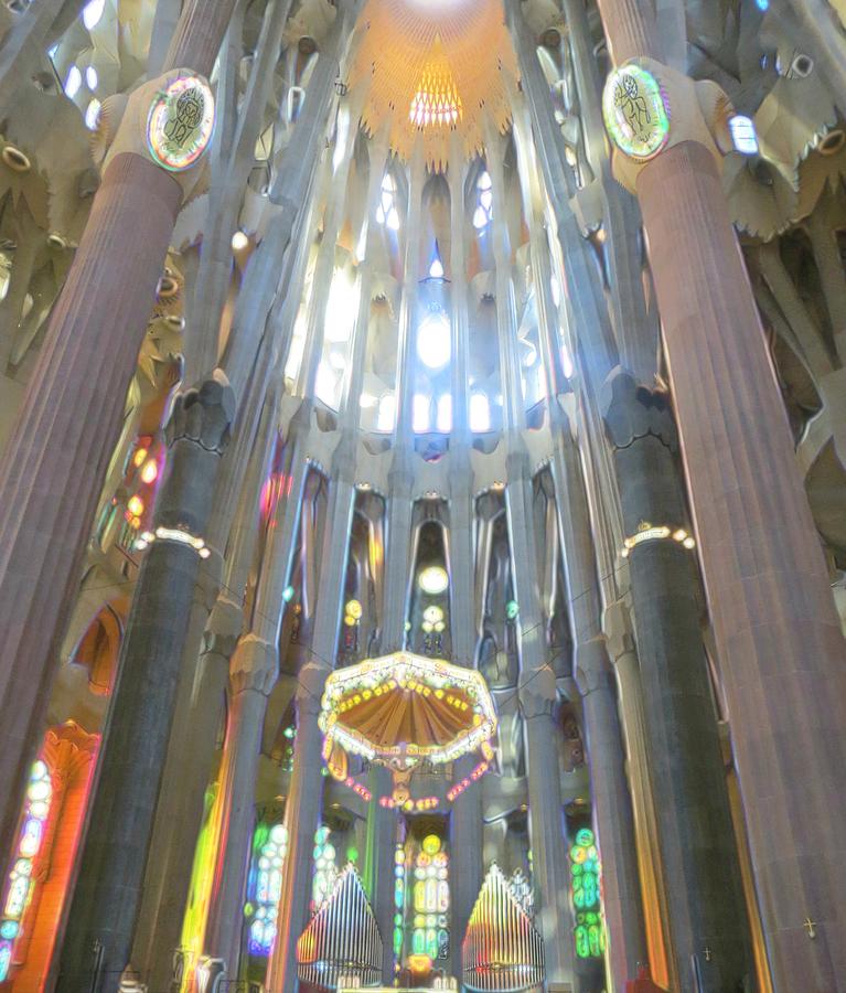 la Sagrada Familia interior Photograph by Candee Lucas - Fine Art America