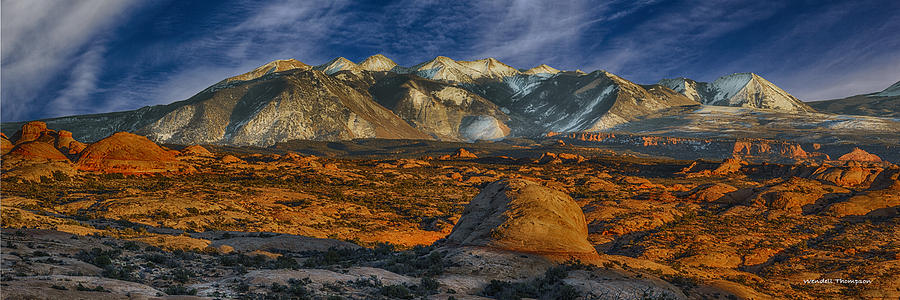 La Sal Mountain View Photograph by Wendell Thompson