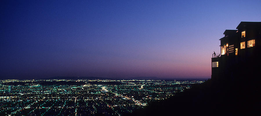 Los Angeles Sunset view Photograph by Steve Williams