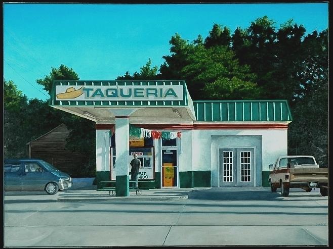 La Taqueria Painting by Robert Smith