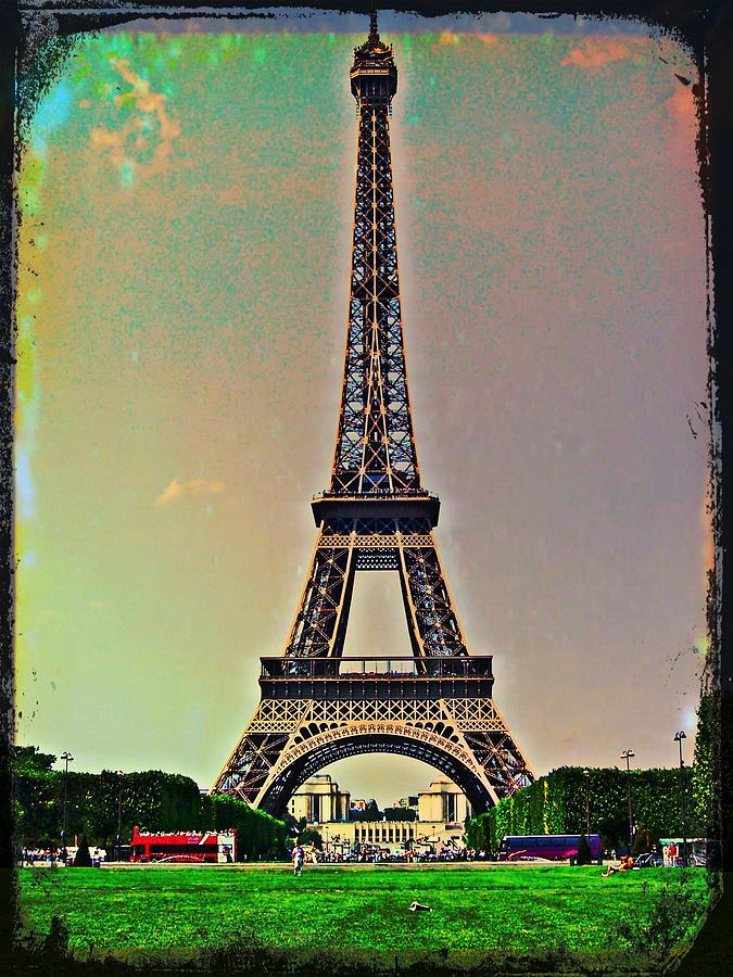 La Tour Eiffel Photograph by Christine Paris