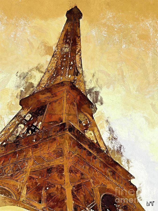 La Tour Eiffel Digital Art by Dragica Micki Fortuna