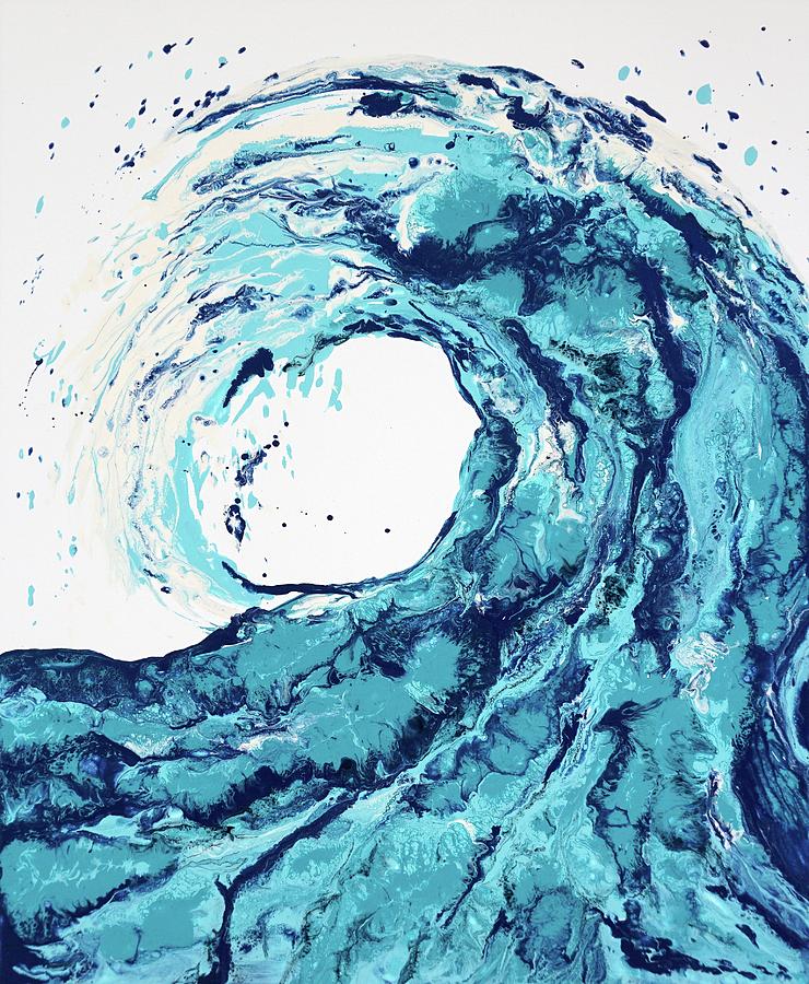 La Vague Painting by Tom AMmirati - Fine Art America