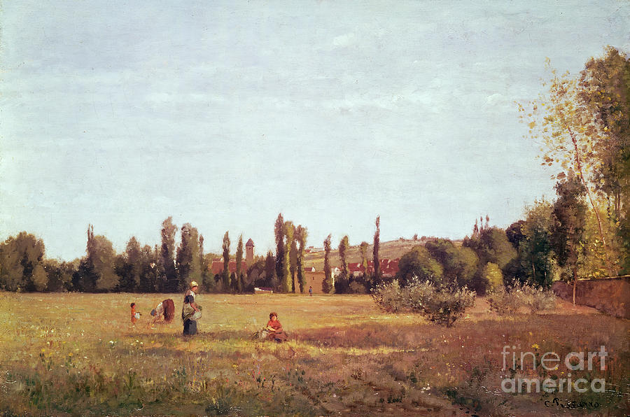 La Varenne de St. Hilaire Painting by Camille Pissarro