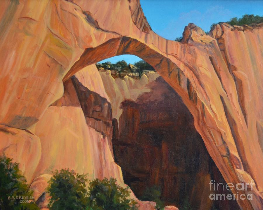 La Ventana Arch New Mexico Painting by Celeste Drewien